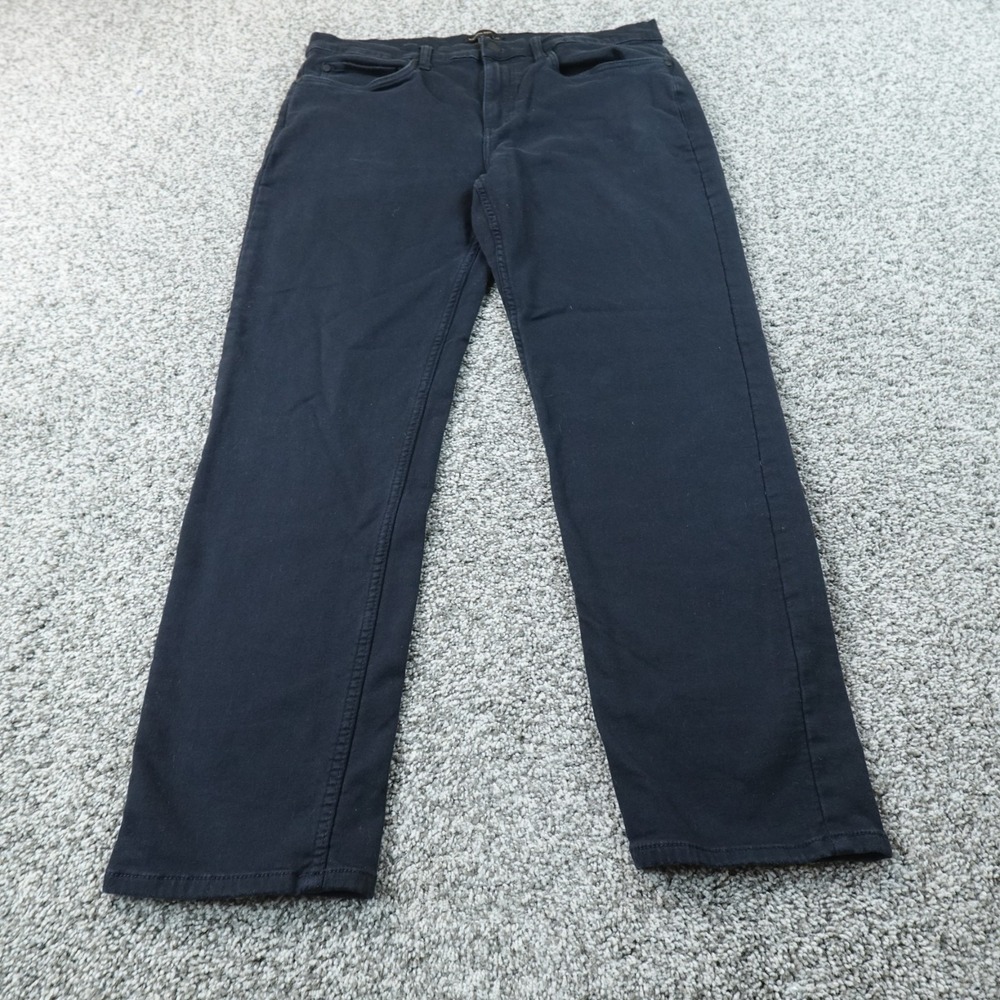 Banana Republic Jeans Mens 34X30 Dark Blue Denim Pants Travel‎ Straight Stretch